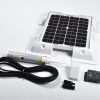 10w 12v Solar Battery Charger Vehicle Kit Deluxe