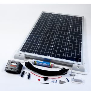 140w 12v Solar Battery Charger Vehicle Kit Deluxe