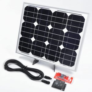 30w 12v solar battery charger