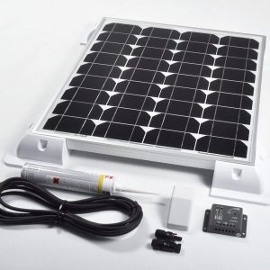 45w 12v Solar Battery Charger Vehicle Kit Deluxe