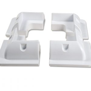 Solar Panel Corner Mounts White (set of 4)