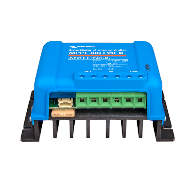 Victropn SmartSolar charge controller MPPT 100-20 angle