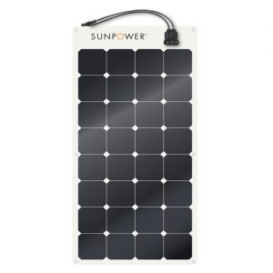 SUNPOWER 12v 110w Monocrystalline Semi Flexible Panel