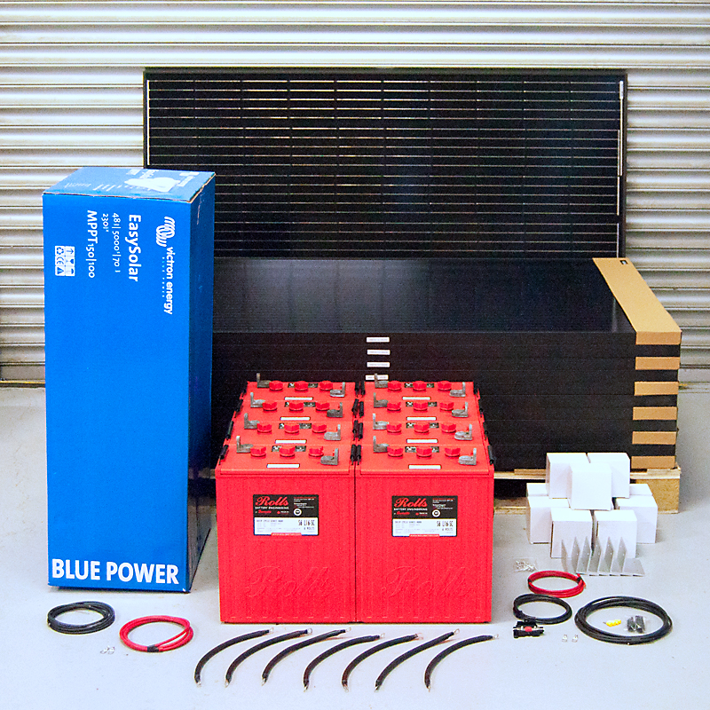 11400W, 48V, 7.7kWh Professional Off-Grid Solar System