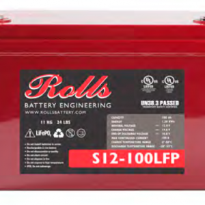 Rolls 12V Lithium Leisure Battery 100ah S12-100 LiFePO4